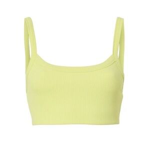 Year of Ours Ribbed Bralette 2.0 in Cyber Lime Size S